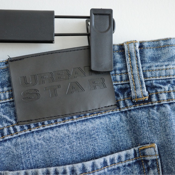 Urban Star Blue Jean Shorts Size US 12 - Picture 3 of 5